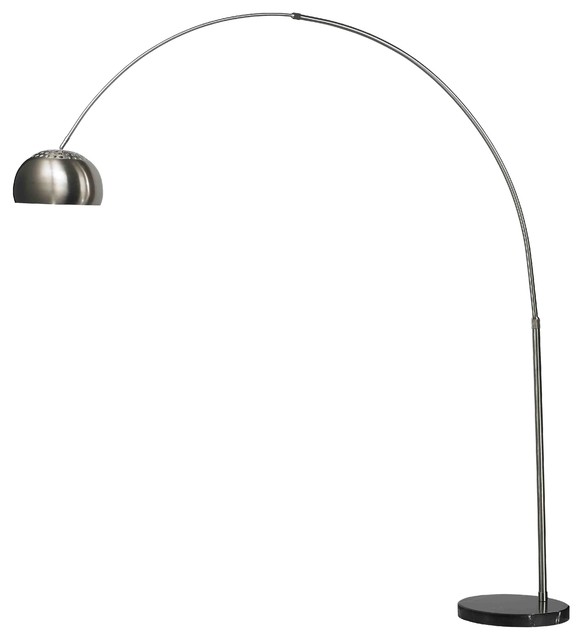Studio D102 H96 Led Arch Floor Lamp Black Marble Base
