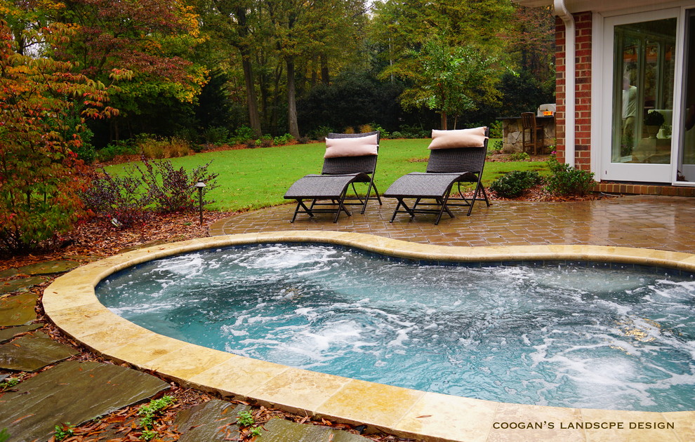 Transitional home design photo in Charlotte
