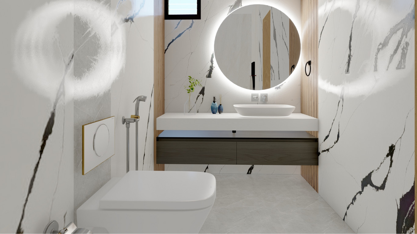 Bright Bathroom Design in Croydon