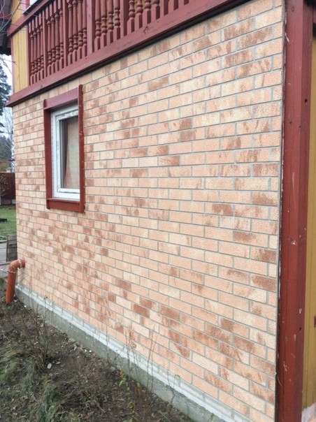 Фасад с гибким камнем