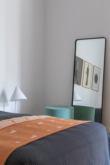 Genbolejlighed til Glyptoteket scandinavian-bedroom