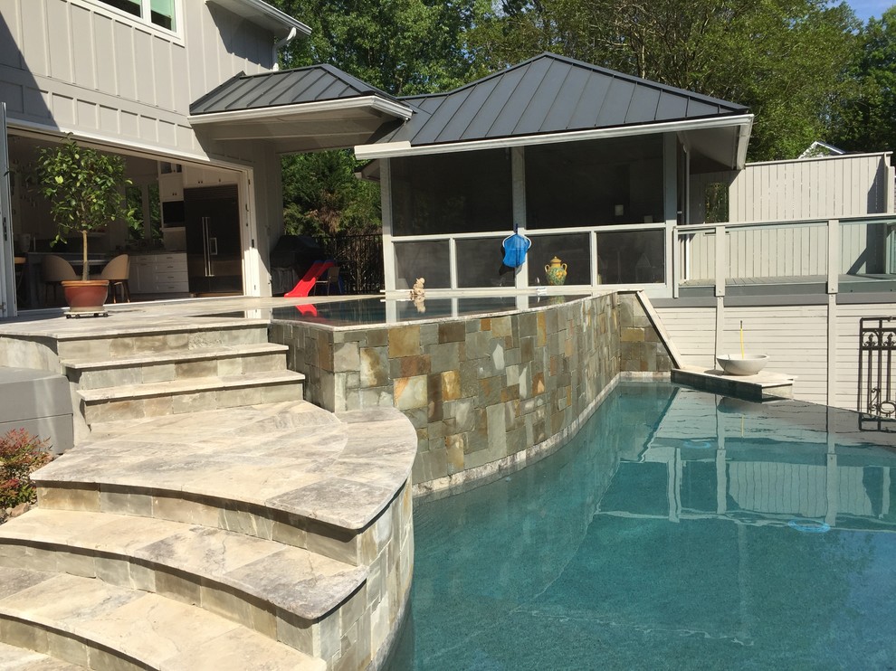 This is an example of a pool in Raleigh.