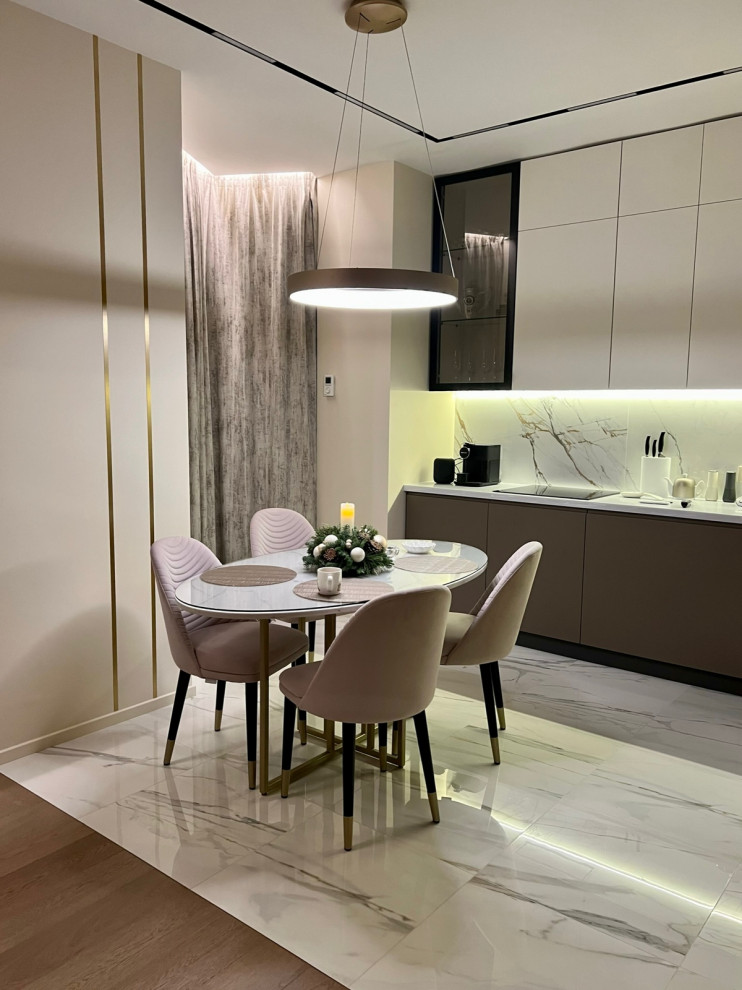 Текстильное оформление квартиры в современном стиле г. Москва