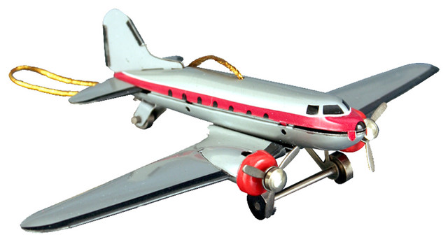 airplane christmas ornament