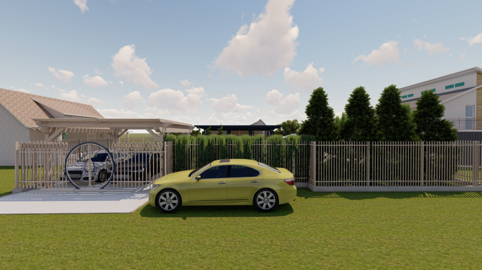 Участок Новая Рига 2 вариант. Хвойные