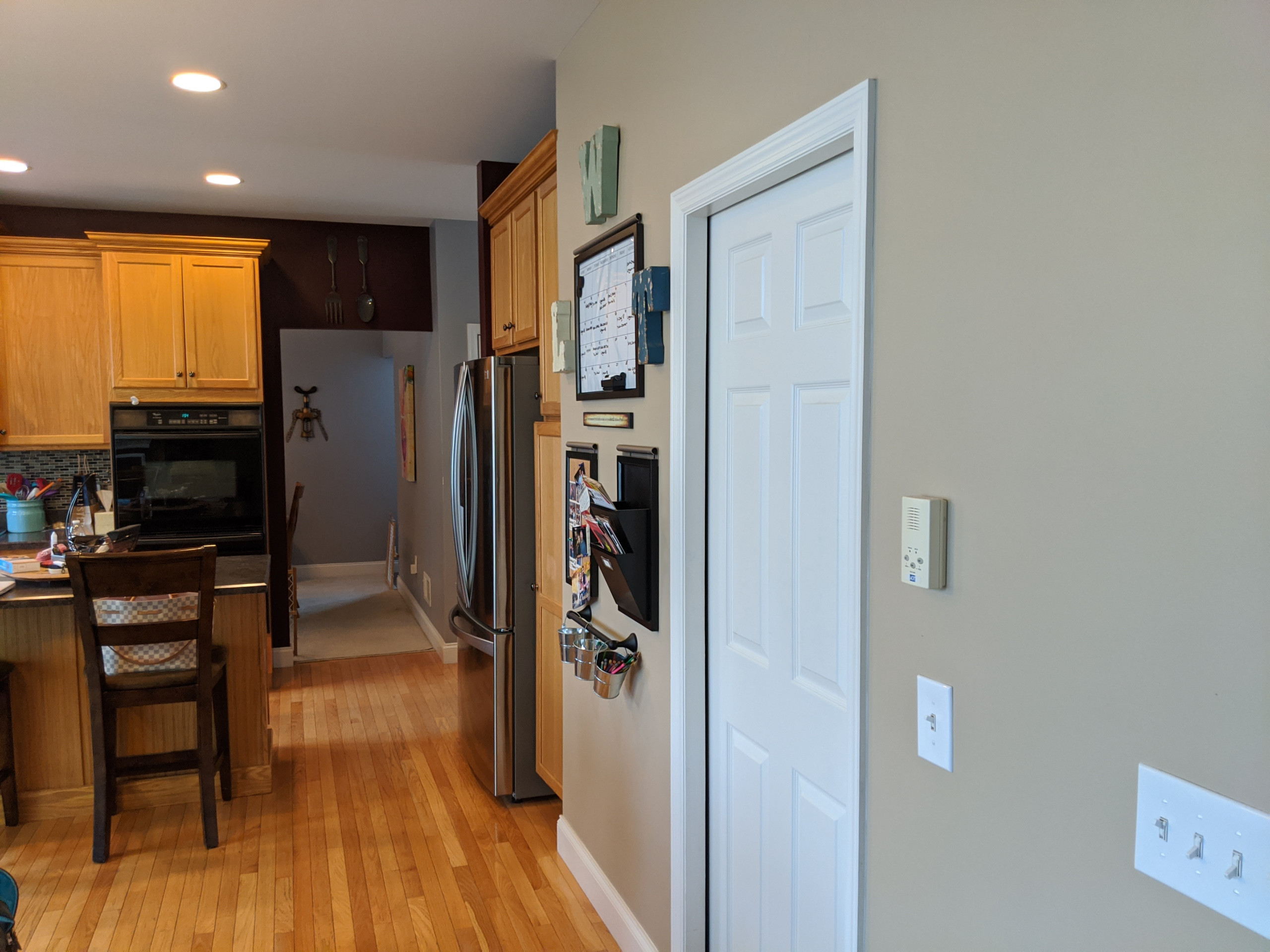 Blue & White Transitional Kitchen Remodel