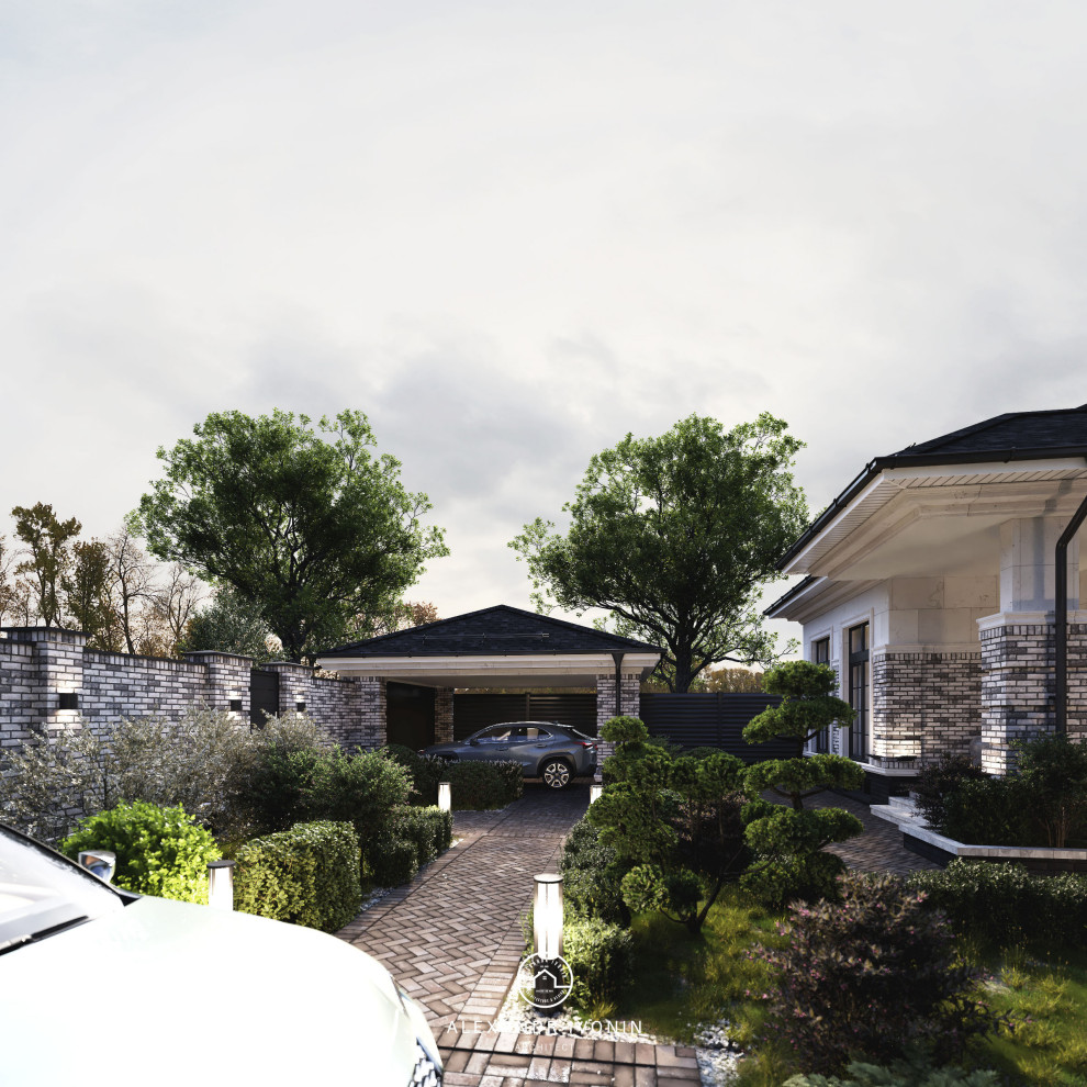 Дом в стиле неоклассика в Ростове