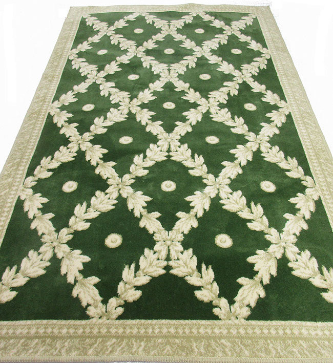 Serge LeSage Accent Rugs "Vert" Collection Style Amandine