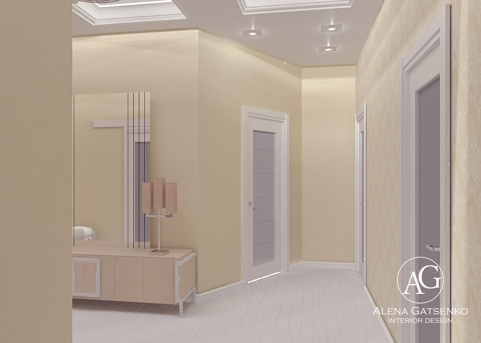 Дизайн частного дома в пастельных тонах