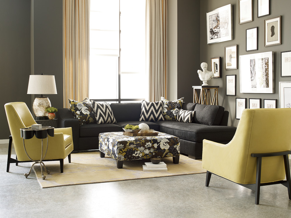 Inspiration for a mid-sized modern living room in Baltimore.