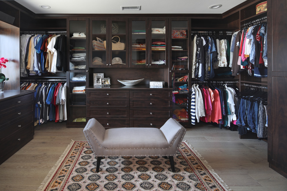 Inspiration for a traditional storage and wardrobe in Orange County.