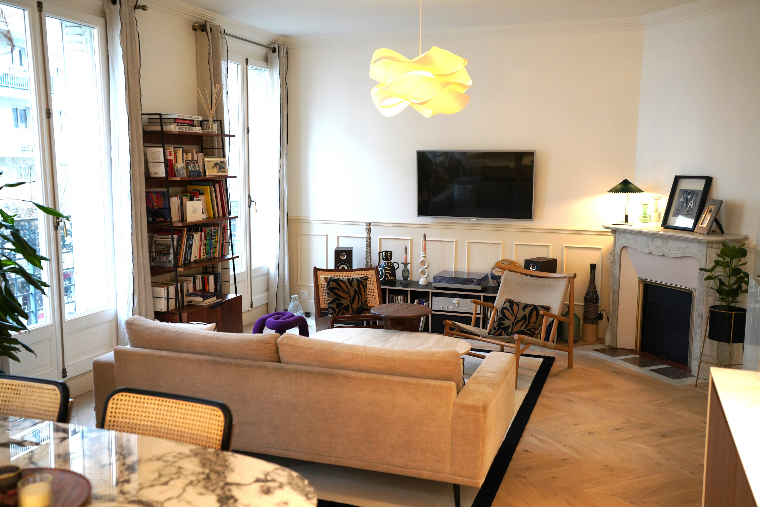 appartement Haussmannien Paris 20eme