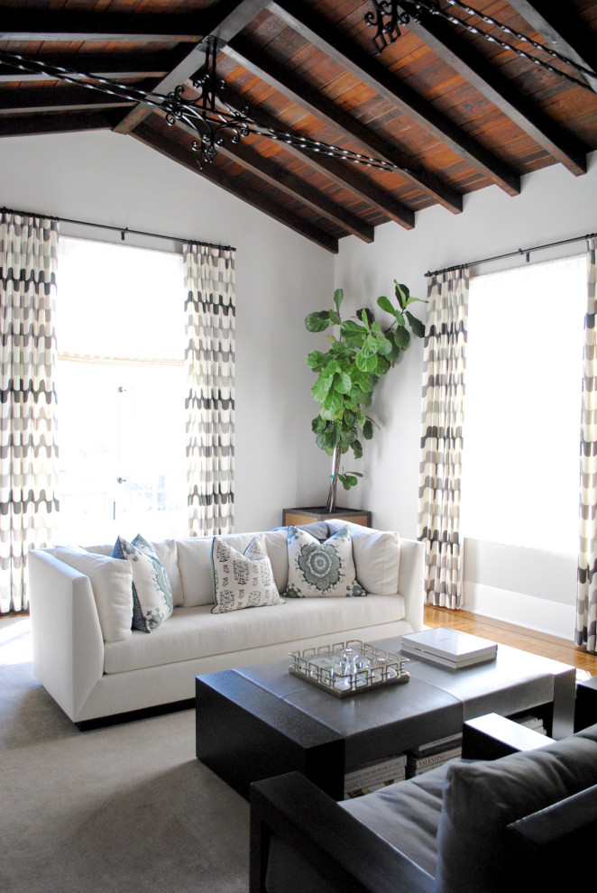 Inspiration for a mediterranean living room remodel in San Francisco