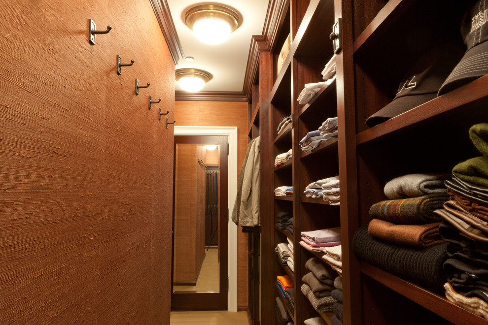 Design ideas for a traditional dressing room in New York.