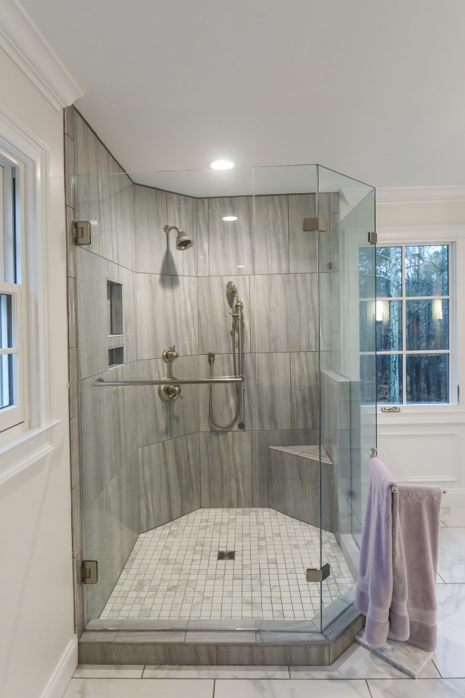 Forsyth Master Suite Remodeling - Transitional - Bathroom - Atlanta ...