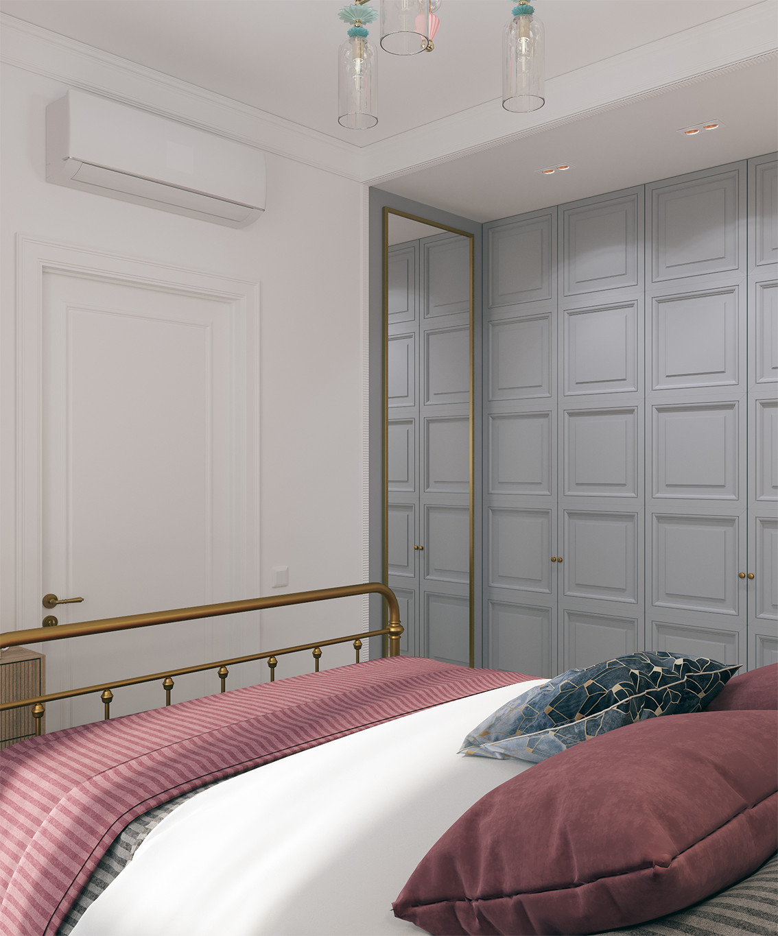 Интерьер квартиры в неоклассическом стиле - "Hermes" (59,1 кв.м.)