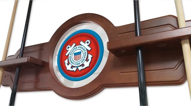 Coast Guard Racks U.S. Coast Guard Cue Rack, Black Finish - Contemporary - Game Table ...