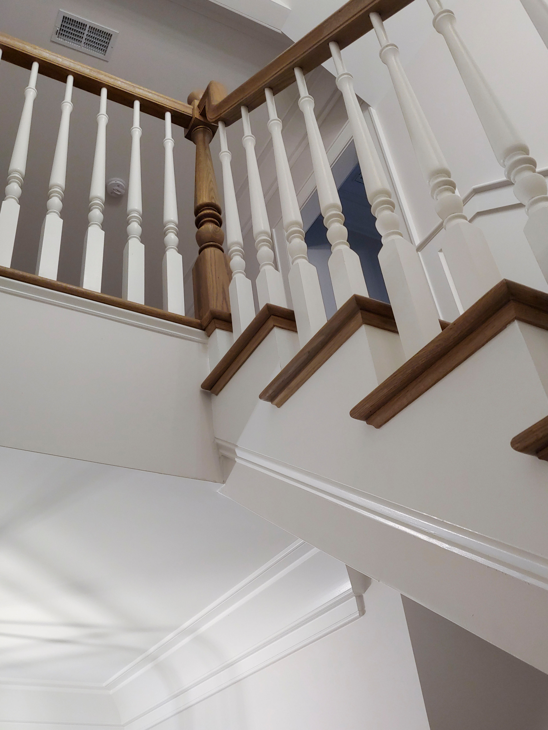 103_Classic Staircase with Stunning Handcrafted Oak Railing System, Aldie VA 201