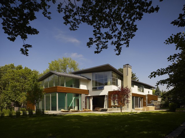 Davis Residence trendy-hus-og-facade