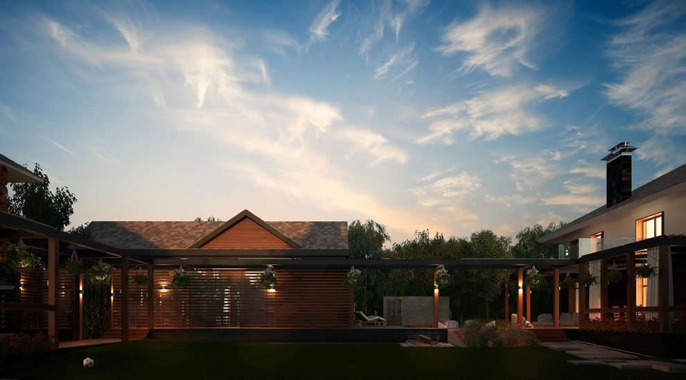 Реконструкция дома с благоустройством территории, М.О., Красногорский район