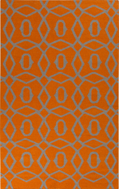 Orange And Gray Rug â€“ Rugs Ideas - Surya Frontier Ft 493 Orange Grey Rug Contemporary Area Rugs