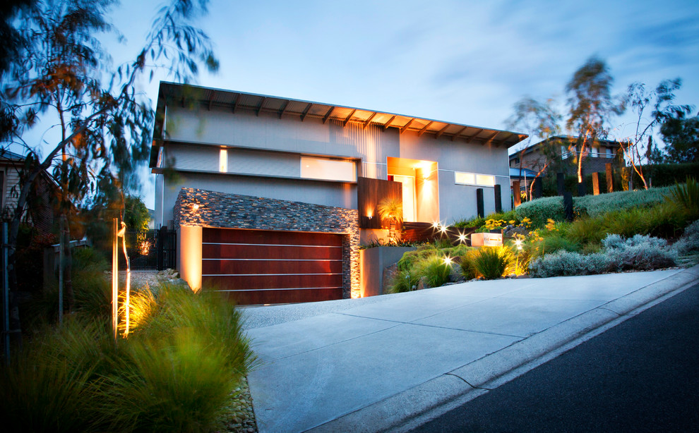 Contemporary exterior in Melbourne.