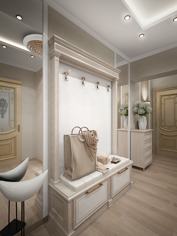 Elegant entryway photo in Houston