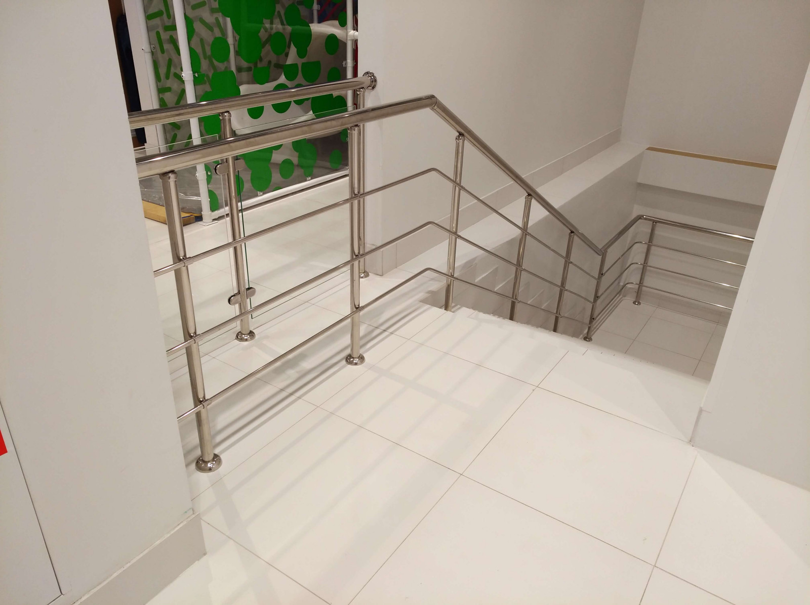 Нержавеющее ограждение со стеклом