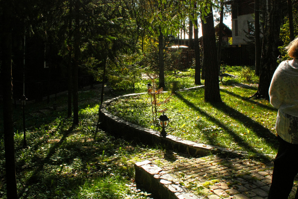 Ландшафтный дизайн дачного участка в лесу к/п "Лесной родник"