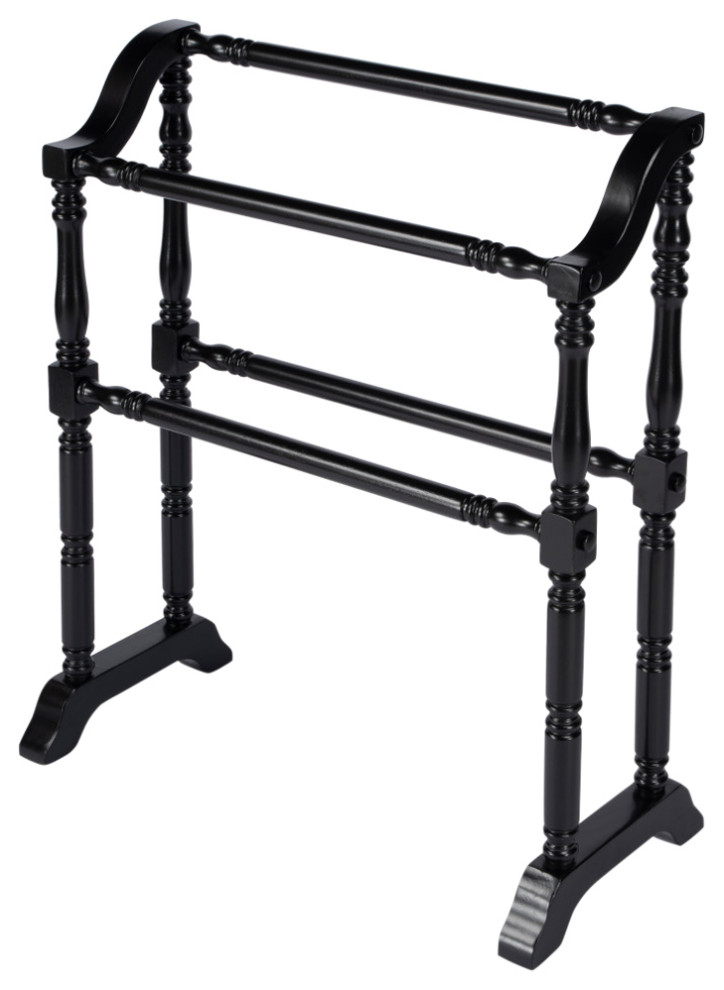 Lillian Blanket Rack Traditional Blanket And Quilt Racks by