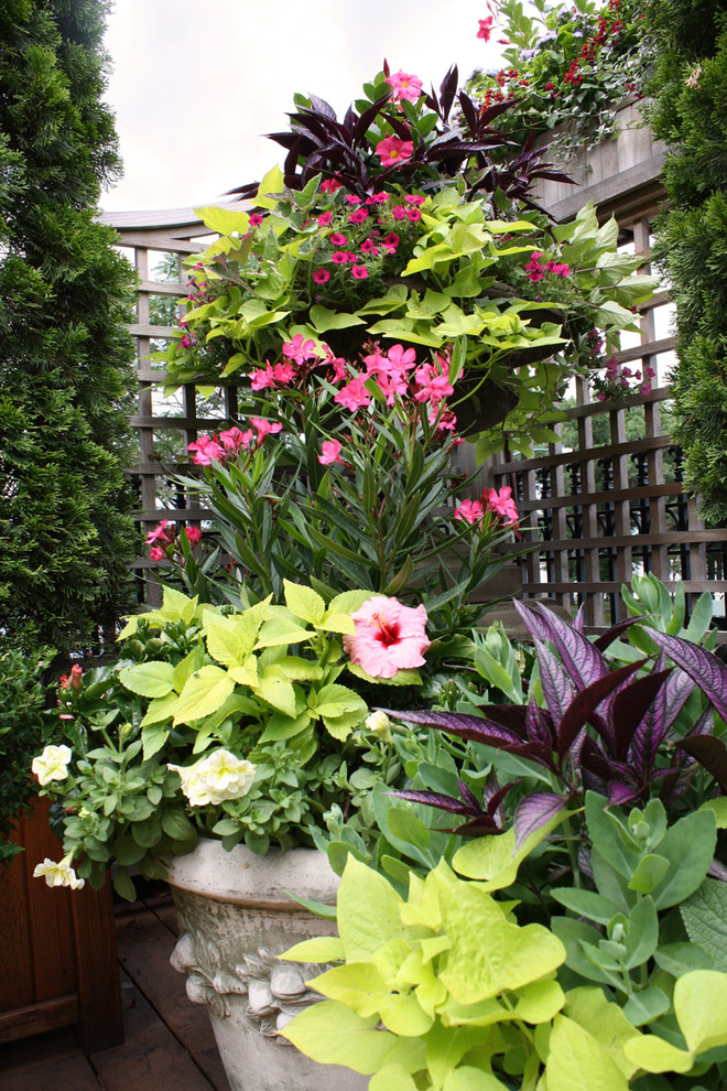 Deck - rustic deck idea in Boston