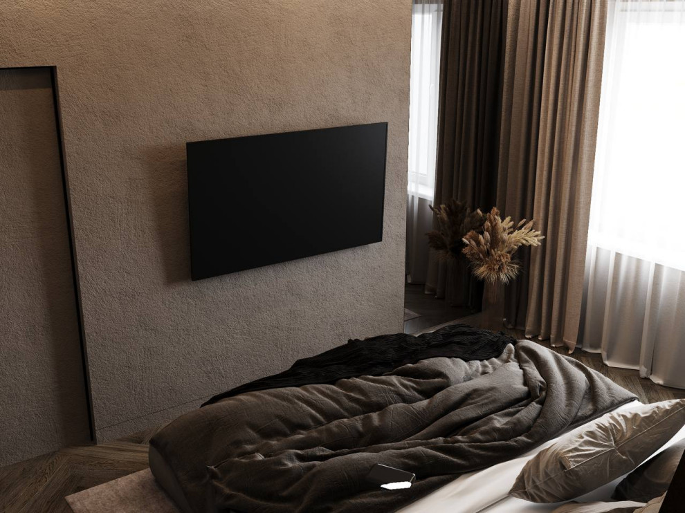 ДИЗАЙН ПРОЕКТ С ОЛИВКОВЫМИ ОТТЕНКАМИ