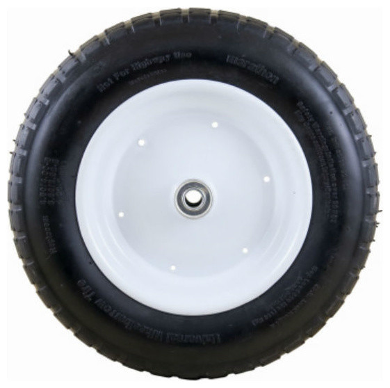 Marathon Universal Fit Flat Free Wheelbarrow Tire Marathon 00270 Flat-Free Universal Fit Wheelbarrow Tire, 14.5