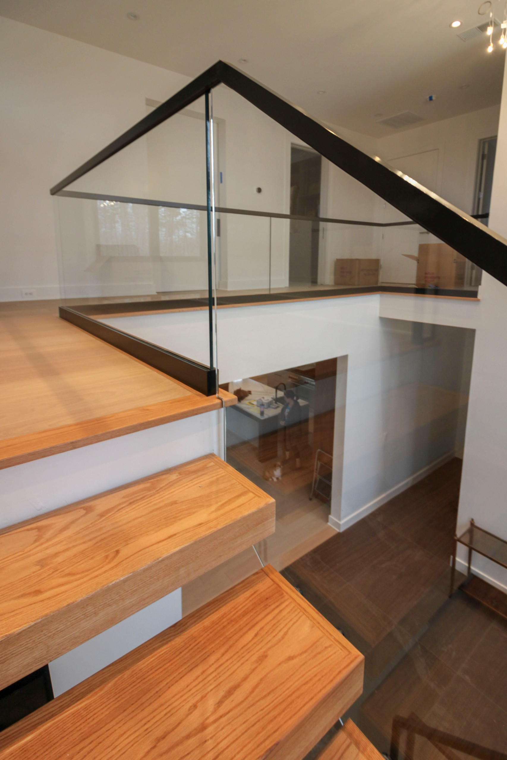 98_Sun Filled Modern Staircase Surrounded by Private Forest, Clifton VA 20124