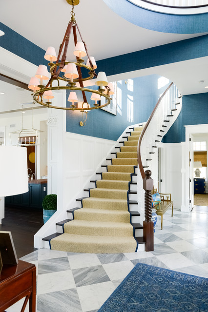 Rehoboth Beach Custom Home beach-style-staircase