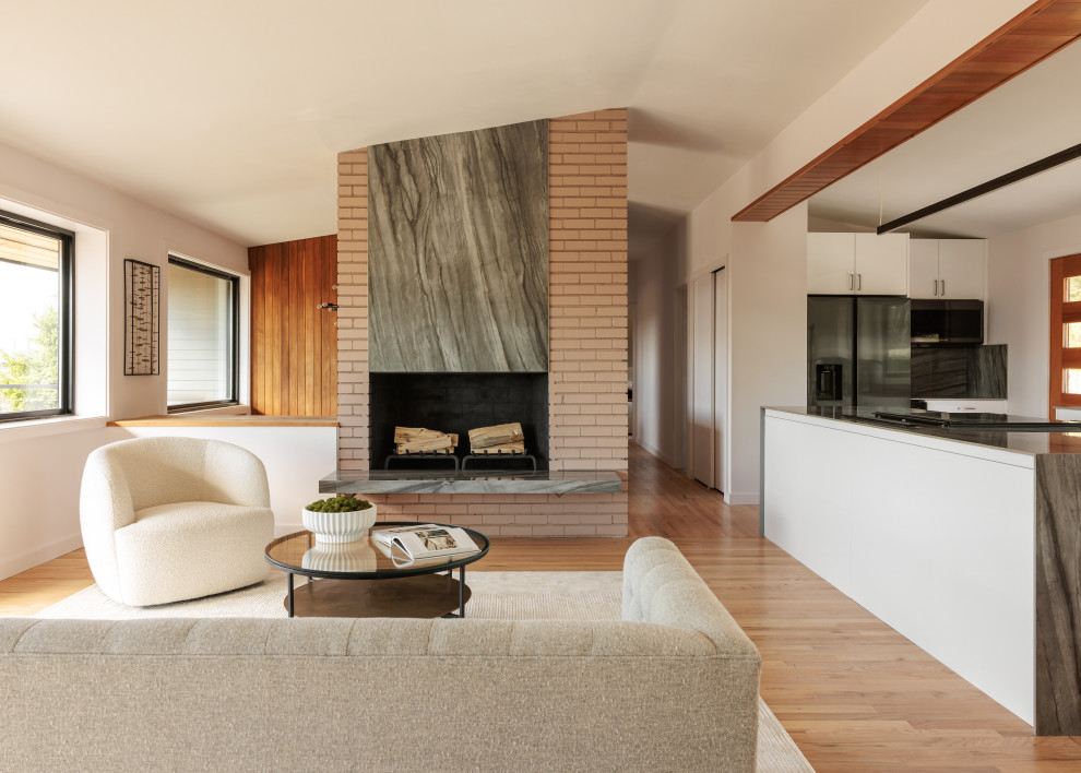 Knu Design Mid Century Modern Renovation - Midcentury - Living Room - Seattle - by ...