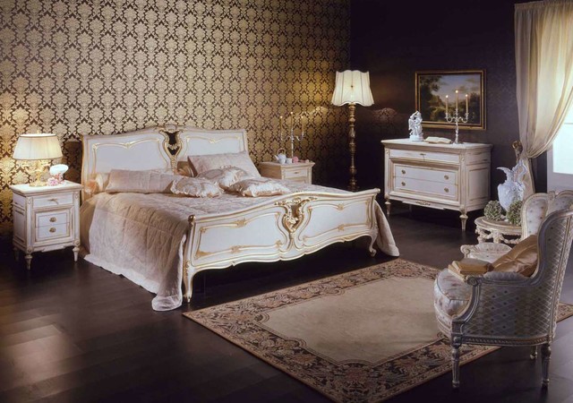 louis xvi bedroom furniture - shabby-chic style - bedroom - new york