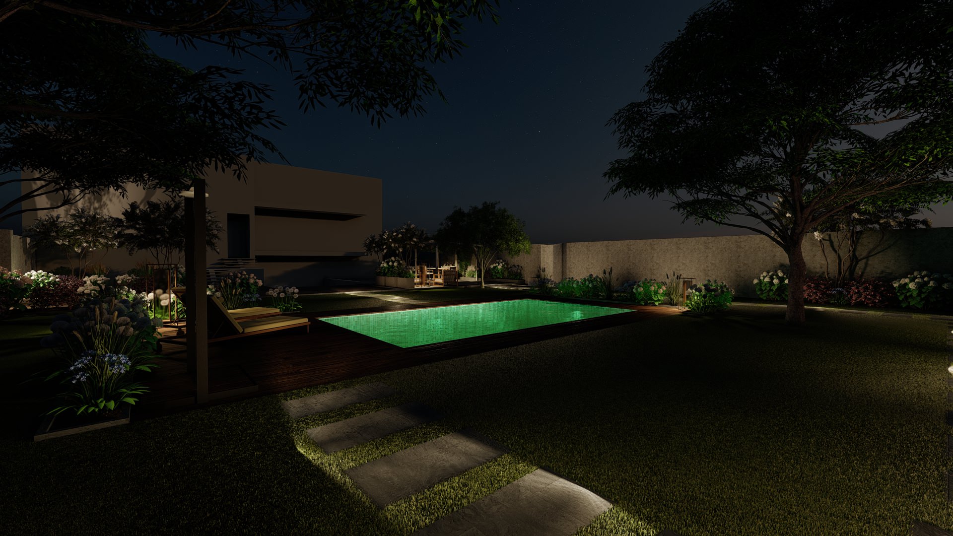 The white garden