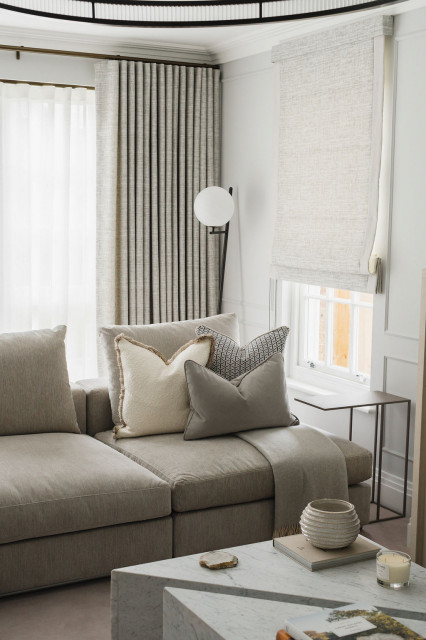 Surrey Home contemporary-vardagsrum