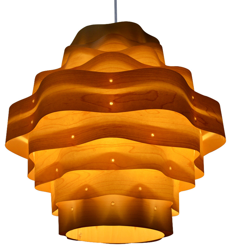 Wood Pendant Lamp (Ceiling Lighting),OP2020L-MP