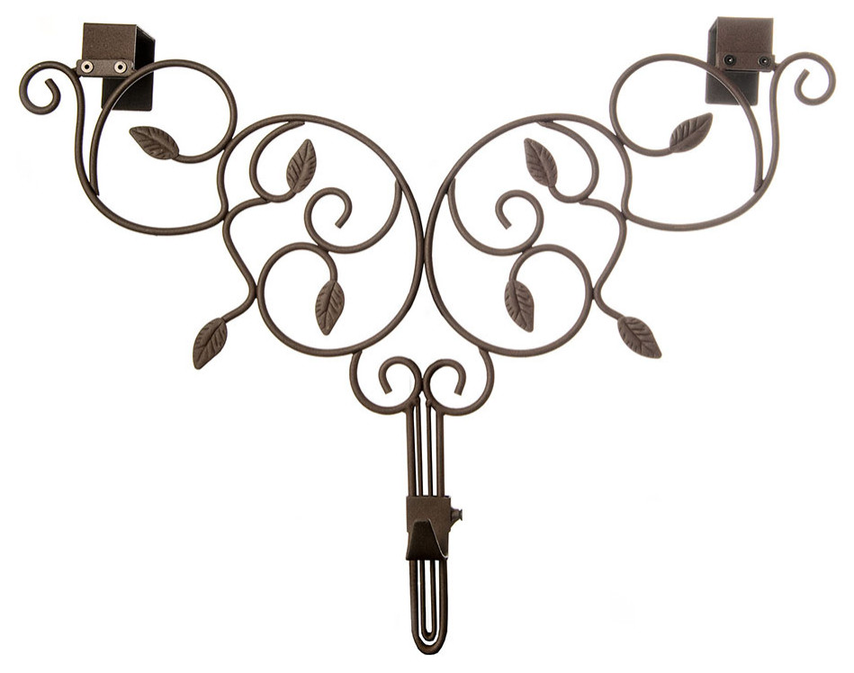 Adjustable Wreath Hanger, Ivy Contemporary Wreaths And Garlands