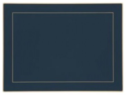 Lady Clare Continental Placemats Oxford Blue 15 5 X 11 5 Set