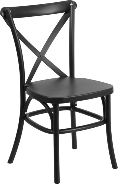 outdoor cross back dining chair