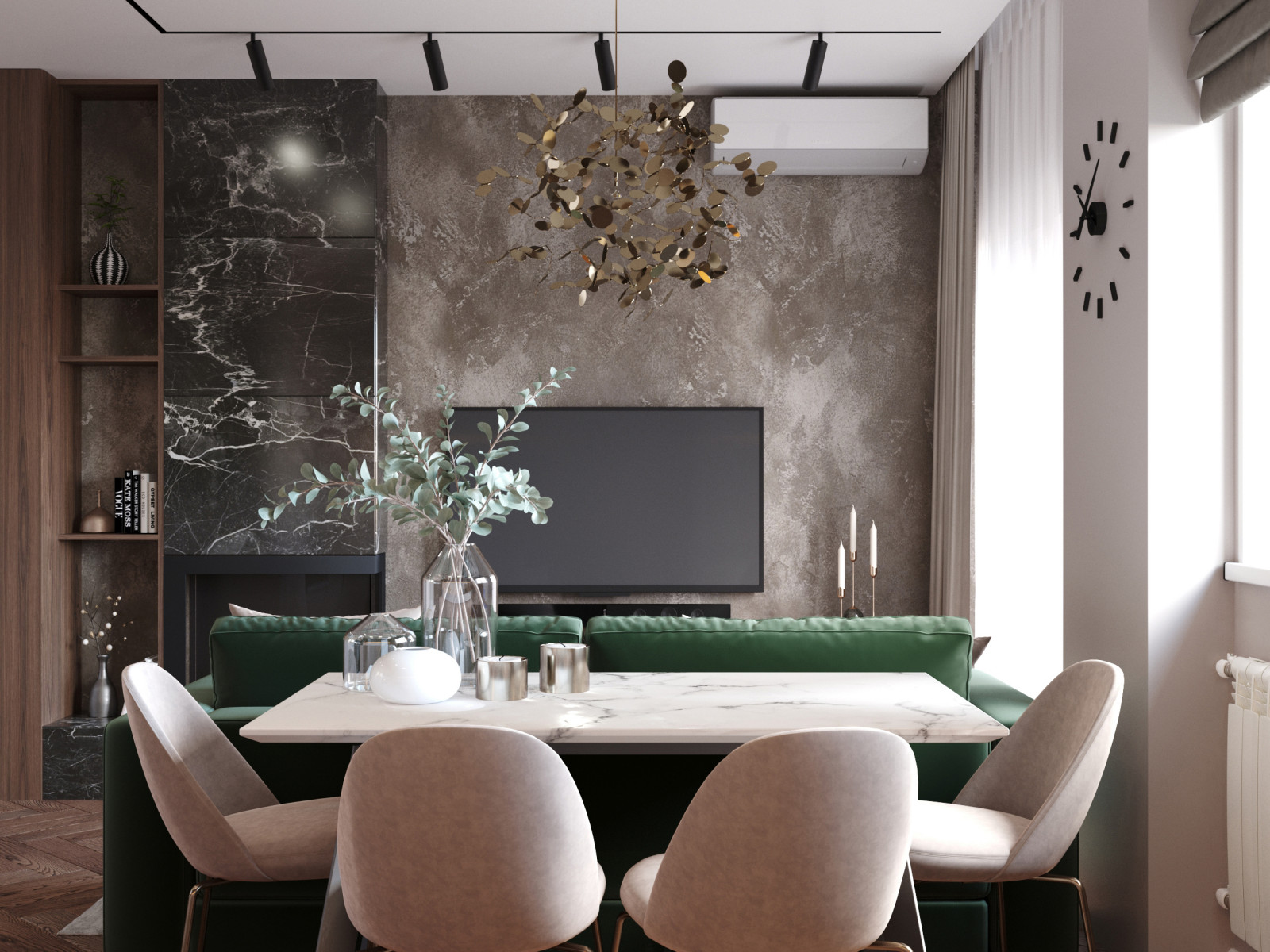 Интерьер квартиры жк Калининский