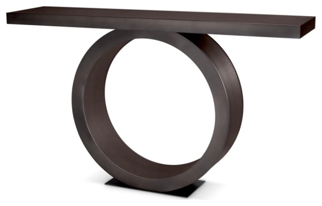 Oak Ring Console Table, Eichholtz Odis - Contemporary - Console Tables ...