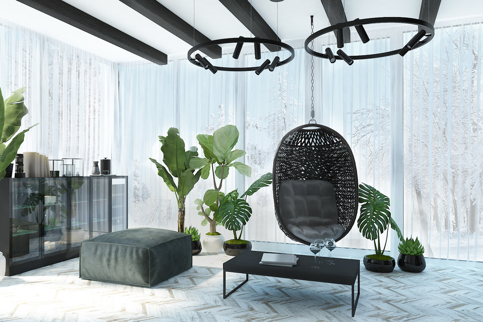 Светлый таунхаус в современном стиле