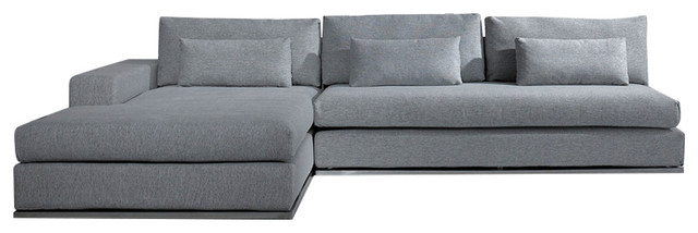 Divani Casa Ashfield Modern Fabric Sectional Sofa Contemporary Divani Casa Ashfield Modern Fabric Sectional Sofa