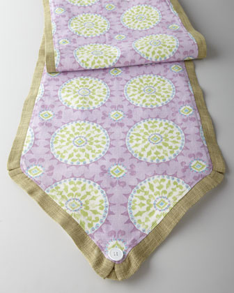 French Laundry Home "Pretty Purple" Mosaic Table Runner