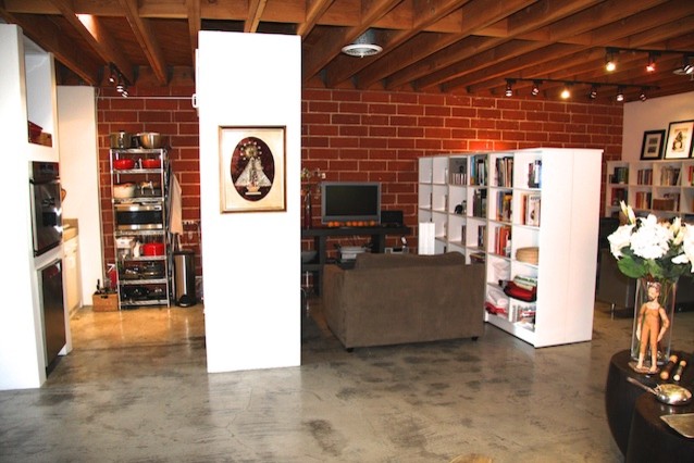 Cotner Loft industrielt-dagligstue