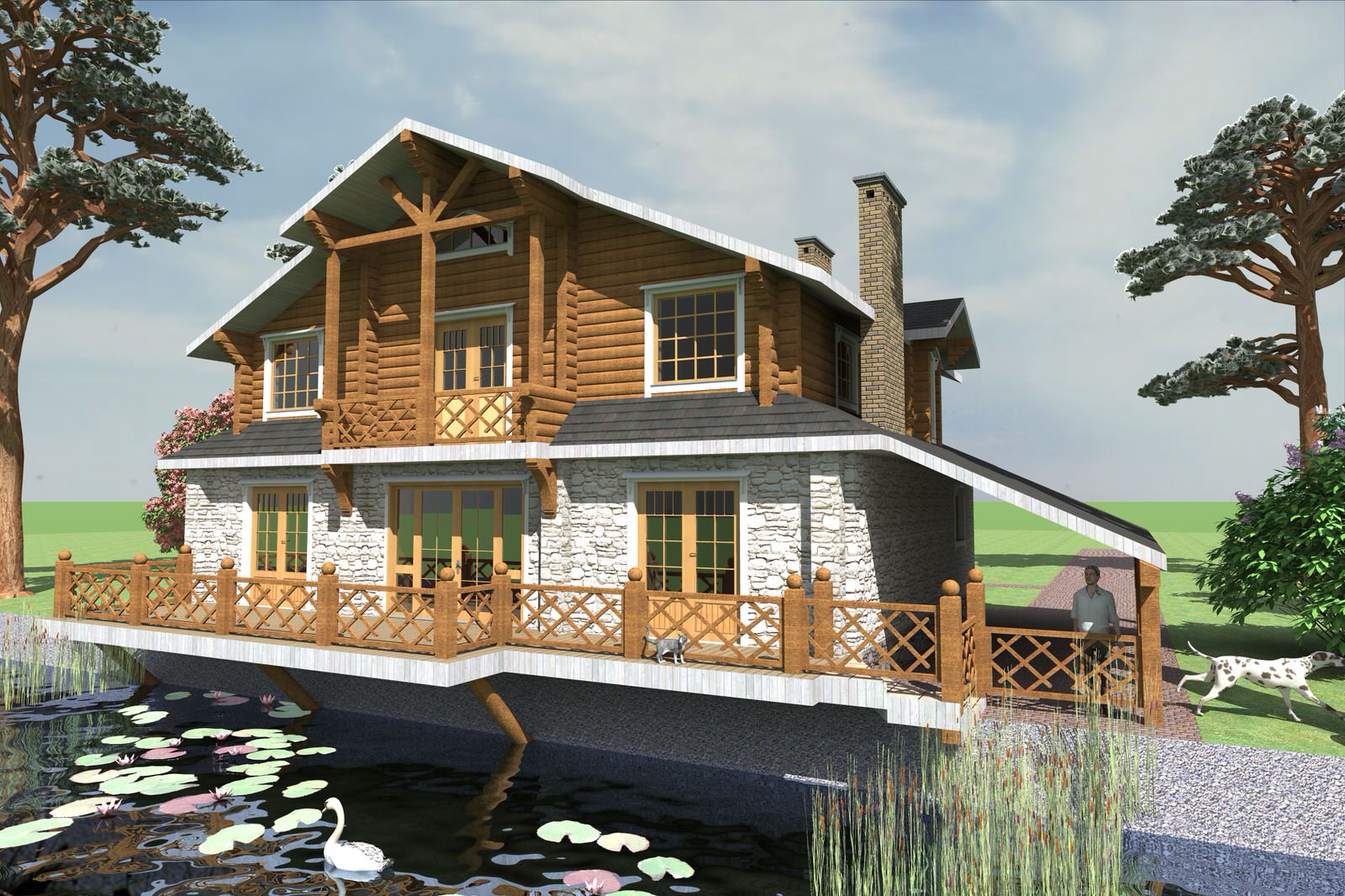 Деревянные строения